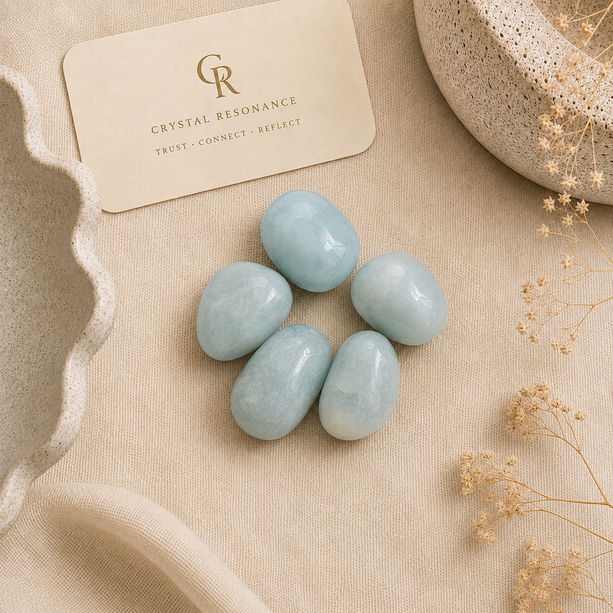 Aquamarine Tumbled Stone