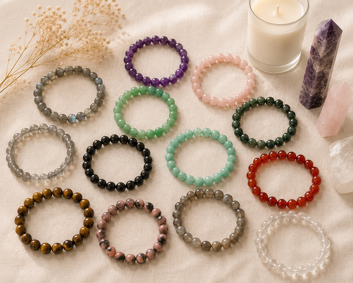 Natural Crystal Bracelets