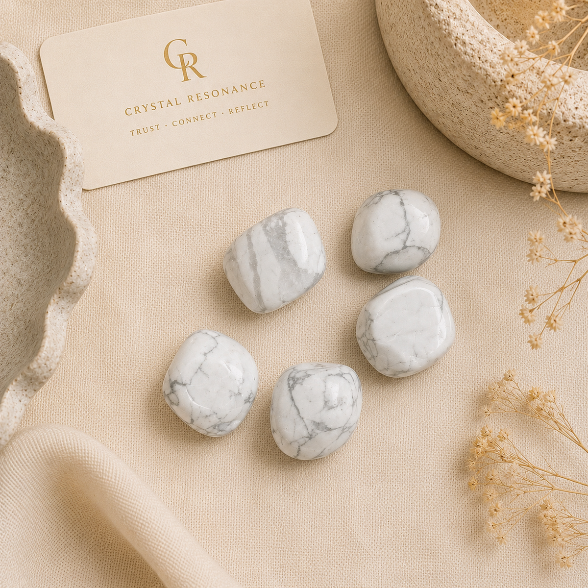 Howlite Tumbled Stone