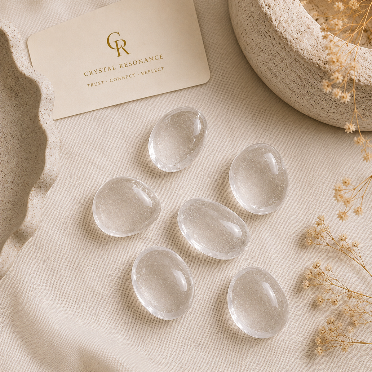 Clear Quartz Tumbled Stone