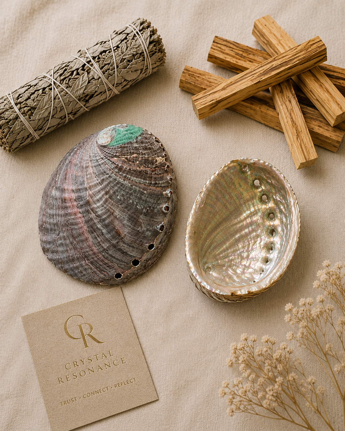 Abalone Smudging Shell