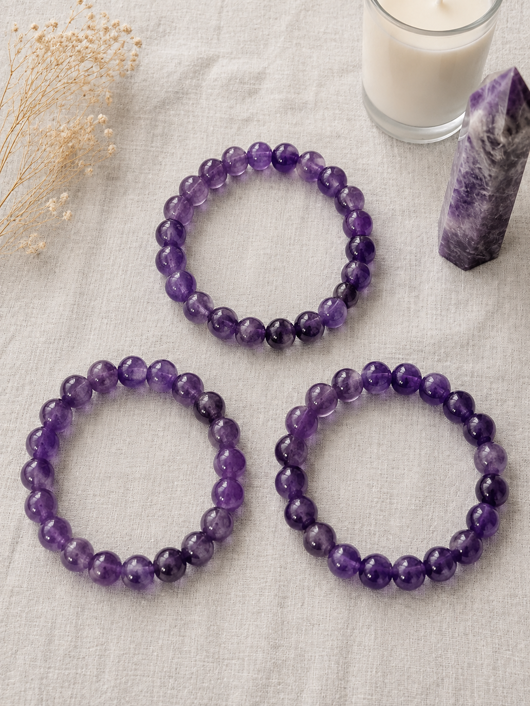 Amethyst Crystal Bracelet