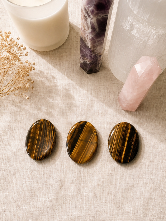 Tiger’s Eye Worry Stone
