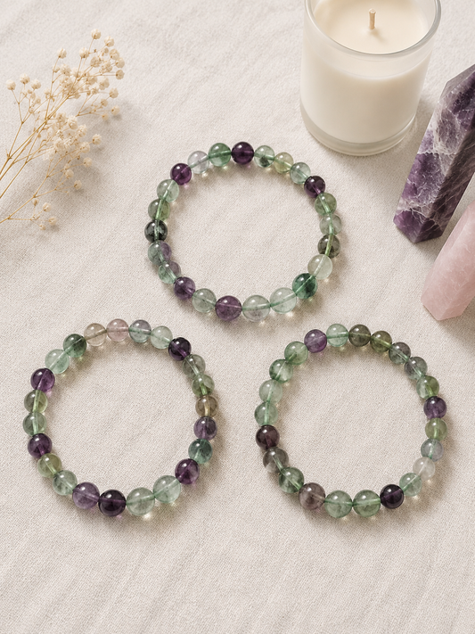 Fluorite Crystal Bracelet