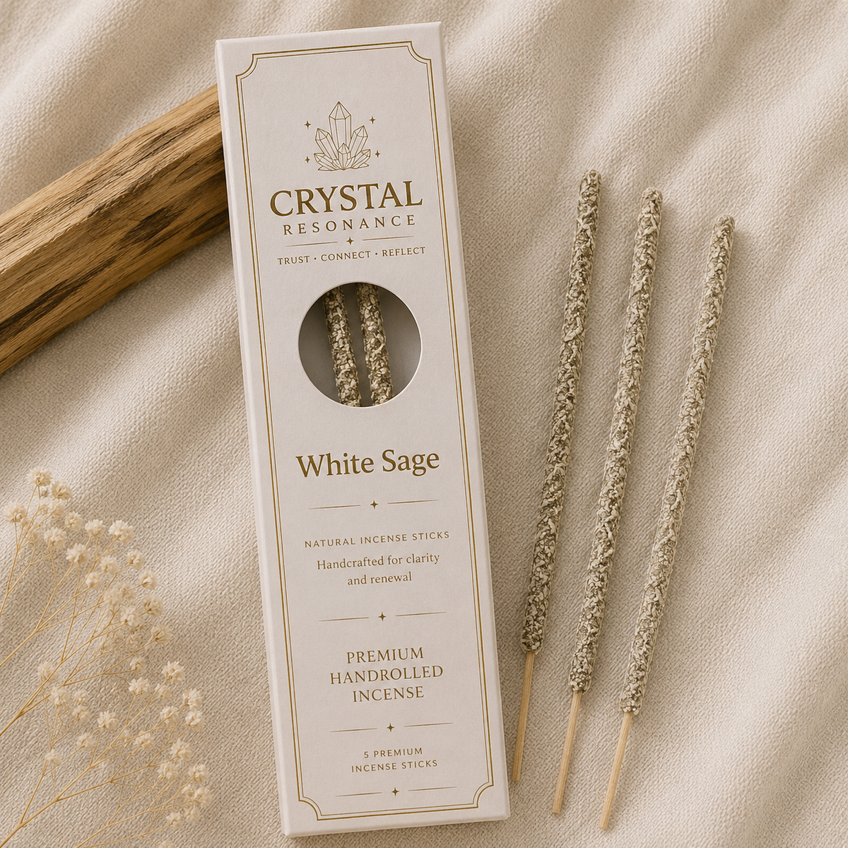 White Sage — Premium Handrolled Incense