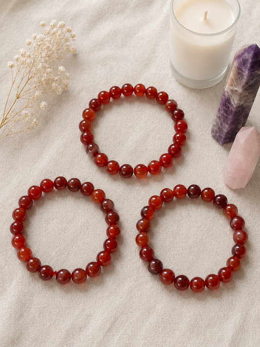 Carnelian Crystal Bracelet